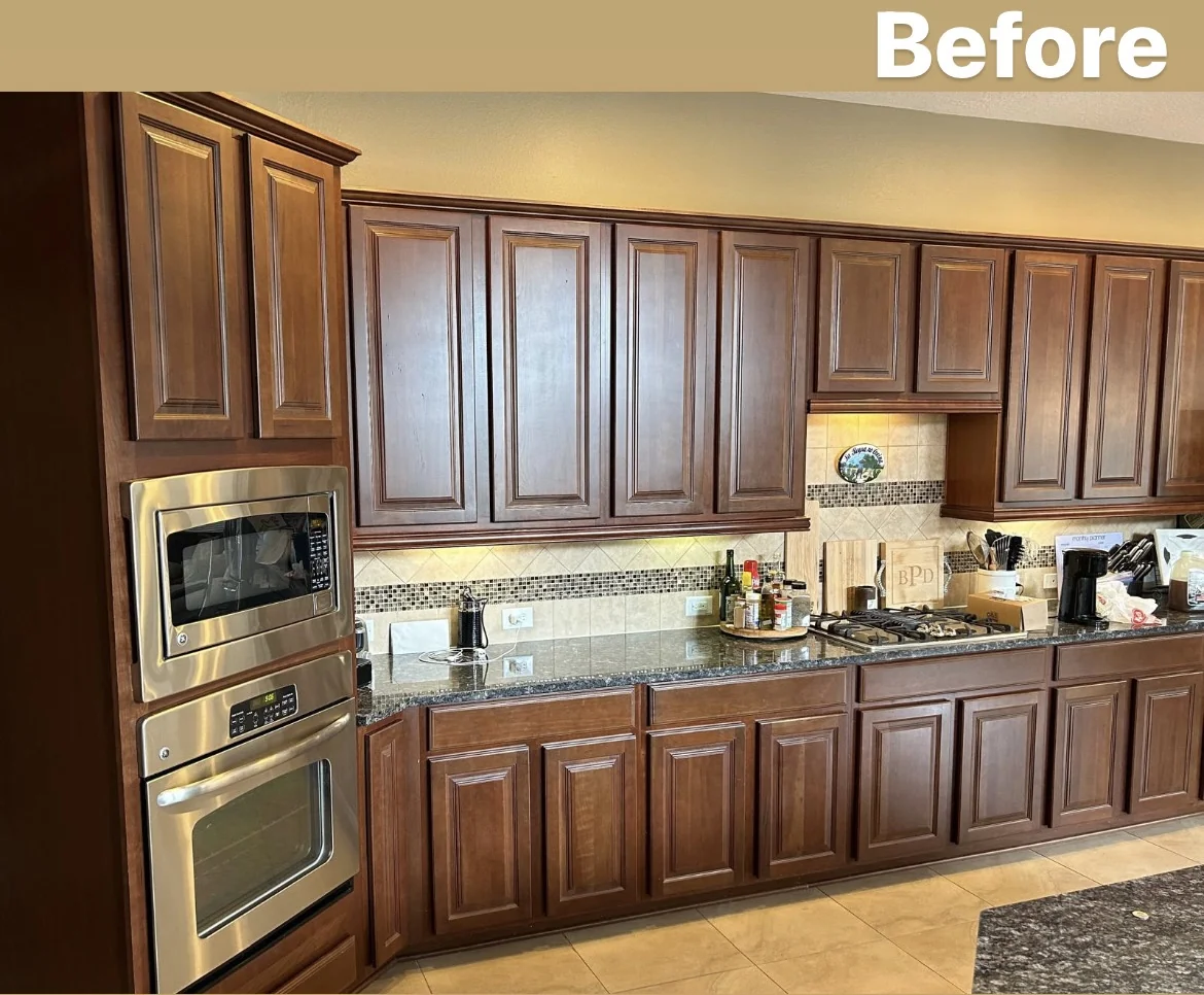 Kitchen refresh and cabinet painting in Boca Raton